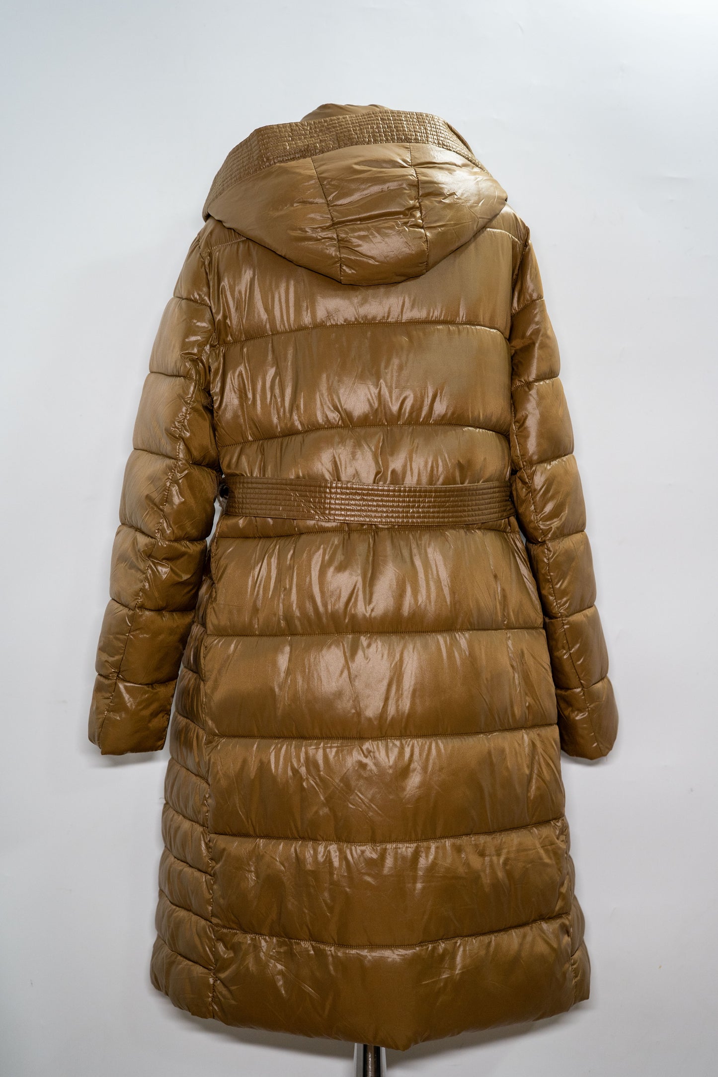 Geacă "Cocoa Shield" matlasată cu glugă și cordon