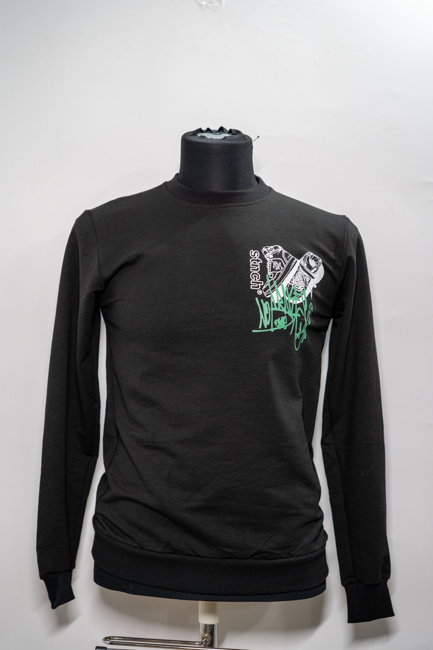 Hanorac "No Rules" cu imprimeu graffiti