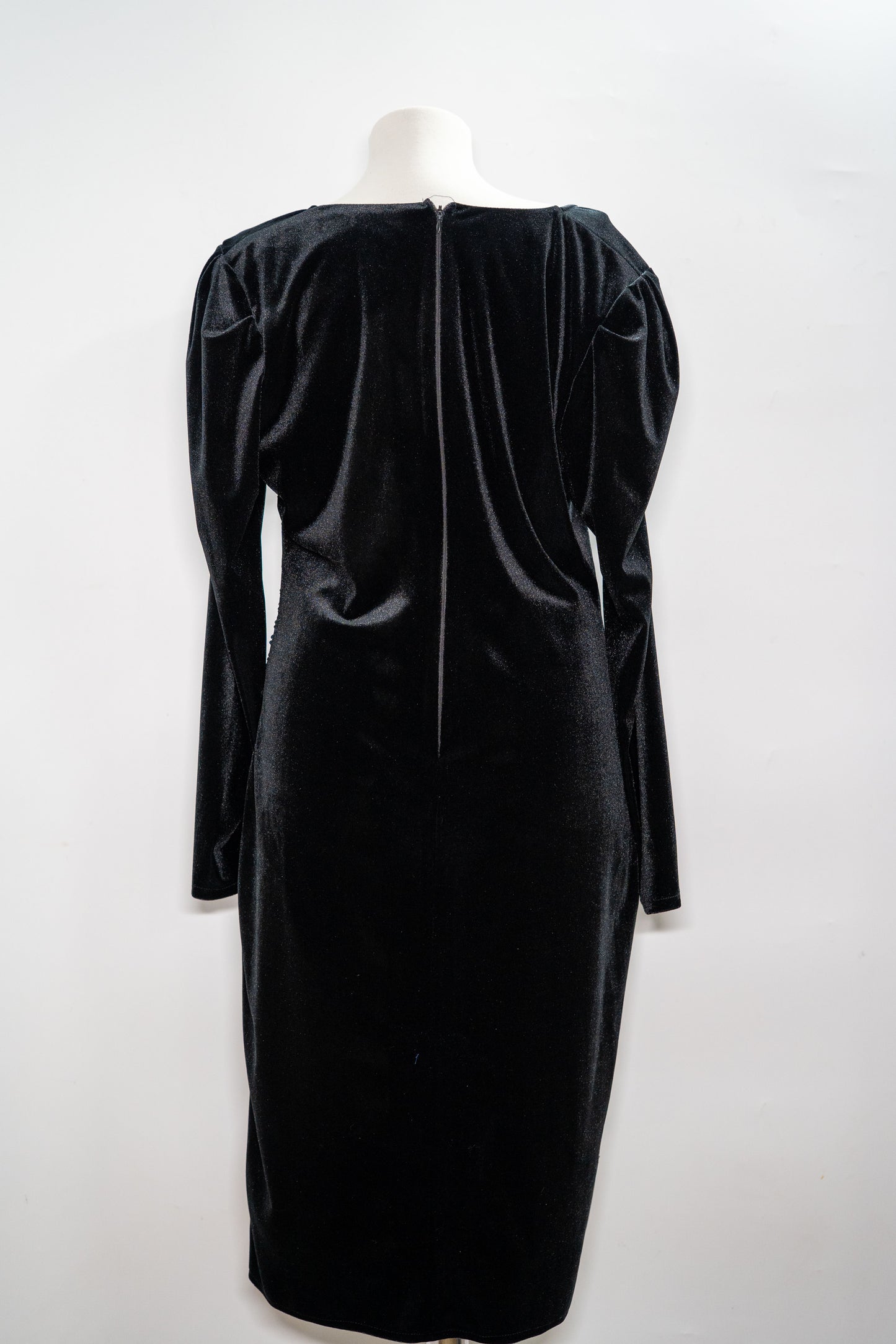 Rochie elegantă "Velvet Spark" cu inserție cu paiete