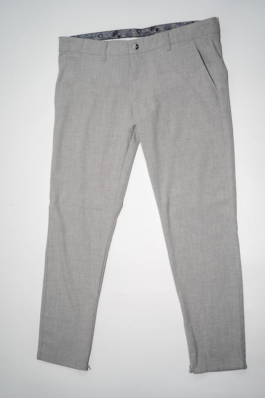 Pantaloni eleganți "Silver Frame" cu croială clasică